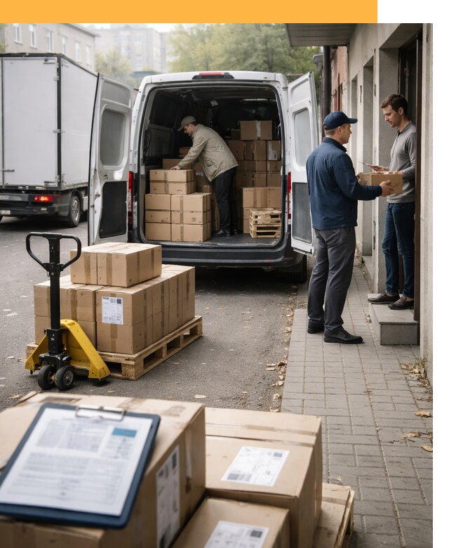 Доставка грузов от двери до двери с таможней от 46436 руб.