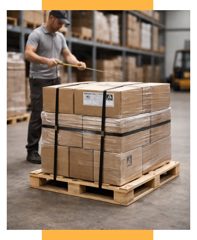 Упаковка и паллетирование грузов от 3612 р. | СетСервис-Ксд