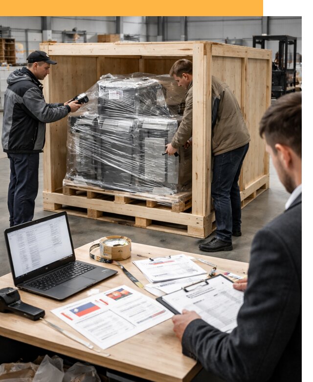 Доставка промышленного оборудования из США от 67074 руб