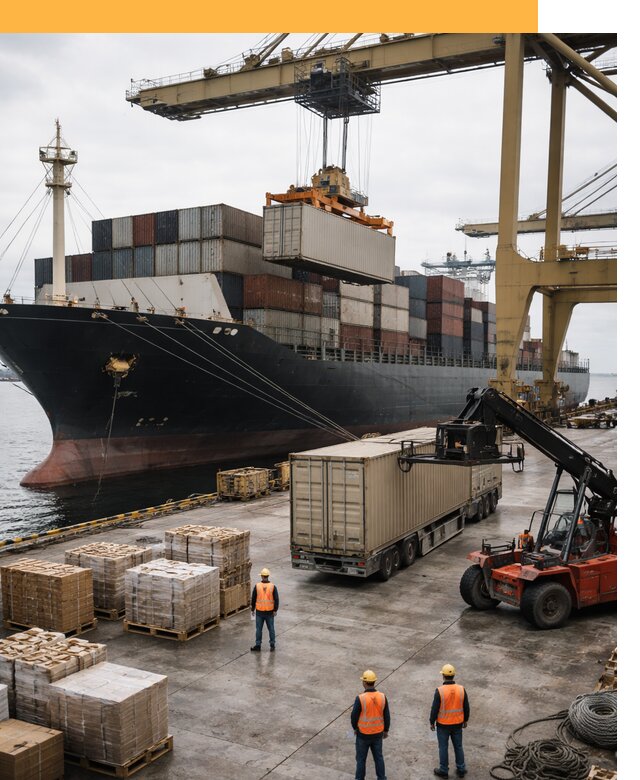 Морские перевозки из Индии: доставка FCL/LCL, таможня от 123828