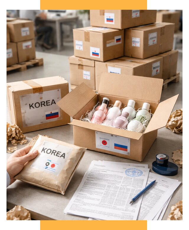 Доставка косметики из Кореи от 8771 р. под ключ | СетСервис-Ксд
