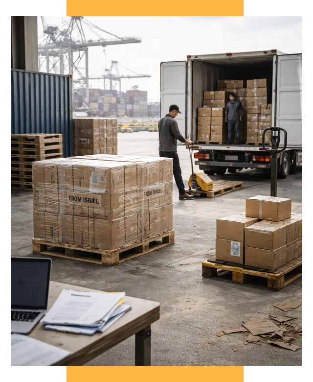 Доставка грузов из Израиля от 15479 р., логистика от СетСервис-Ксд