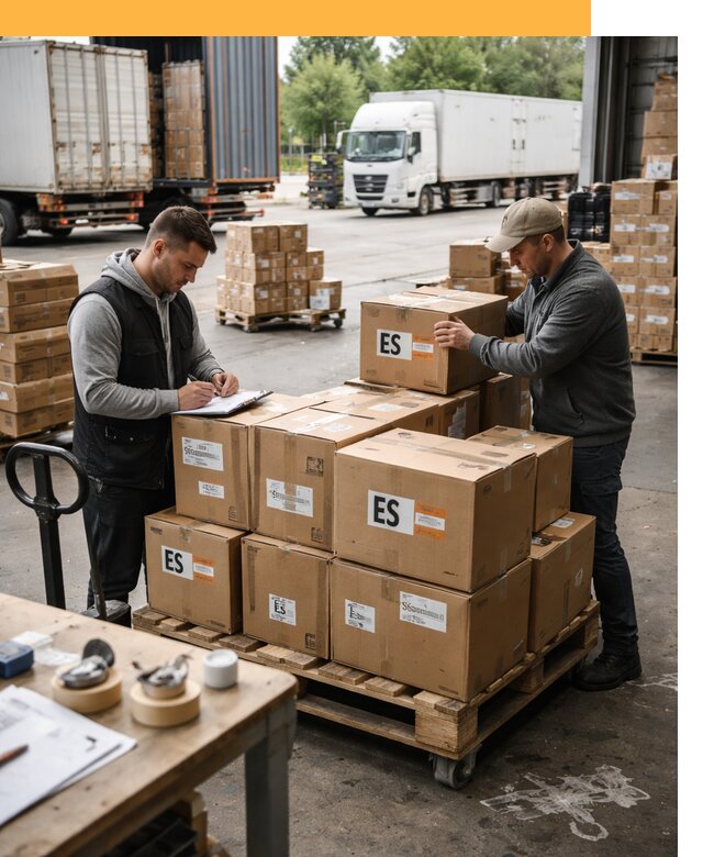 Доставка грузов в Испанию автотранспортом от 36117 руб