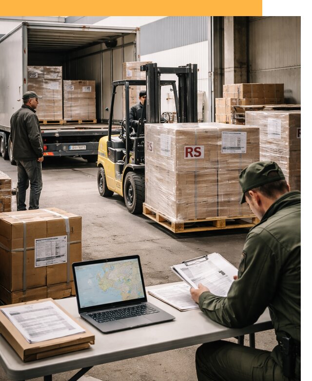 Доставка грузов в Сербию от 46436 руб, международные перевозки