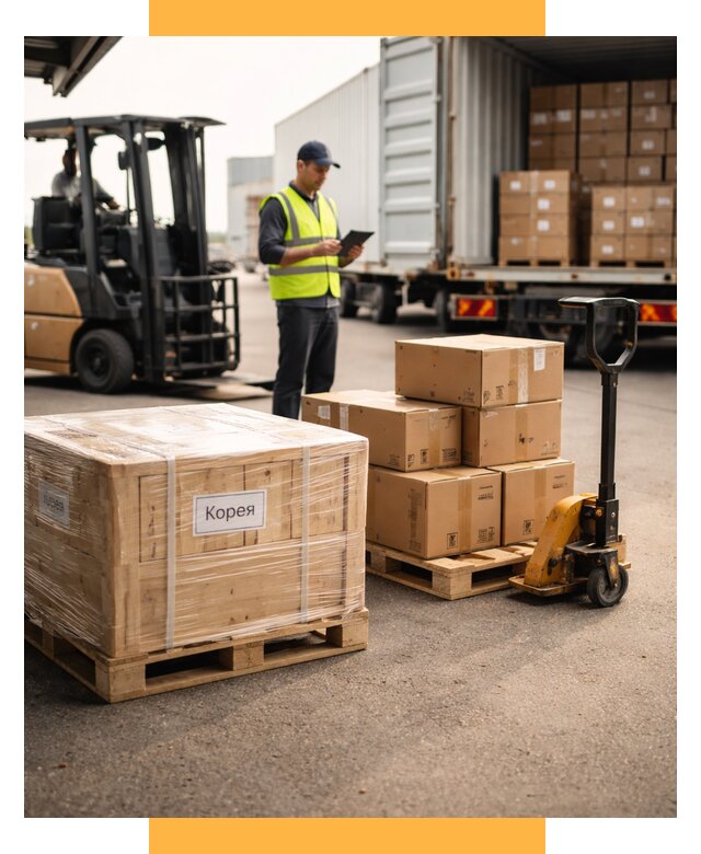 Доставка грузов в Корею из России от 36117 р. | СетСервис-Ксд