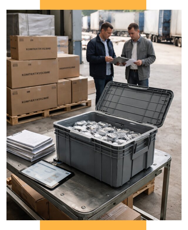 Перевозка комплектующих из Китая от 6707 р. | СетСервис-Ксд