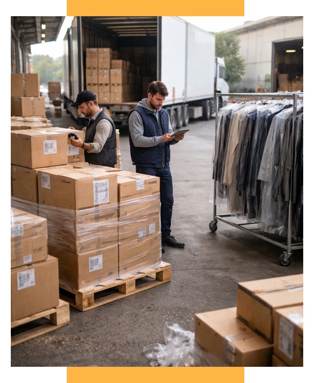 Перевозка и доставка одежды из Китая от 7739 р., СетСервис-Ксд