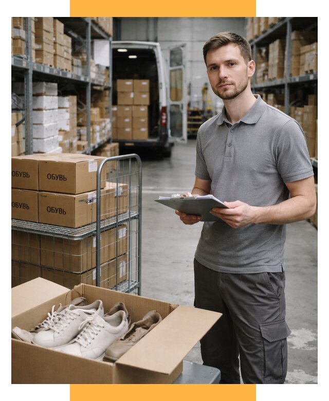 Доставка обуви из Китая и Турции от 4644 р. СетСервис-Ксд