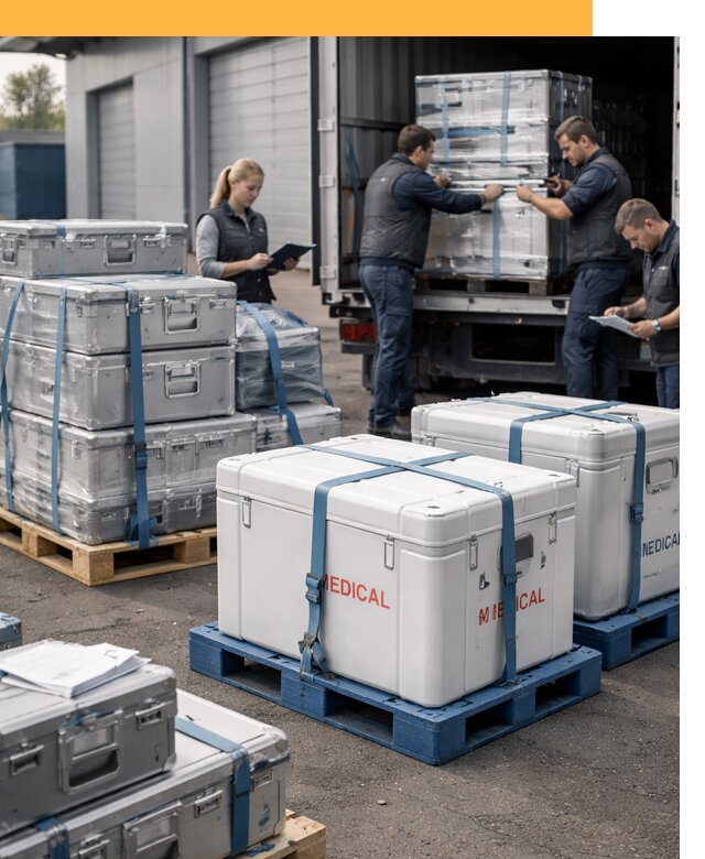 Перевозка медицинского оборудования по всему миру от 15479 руб