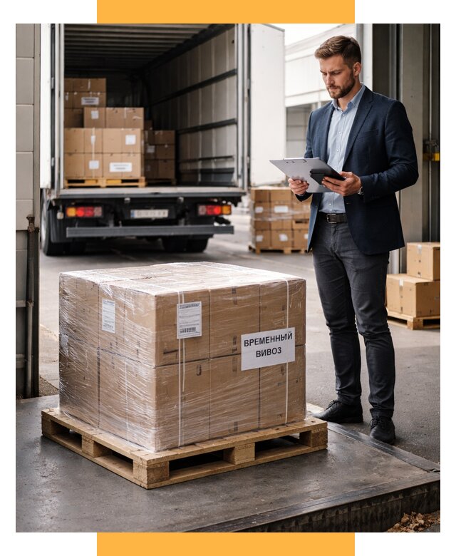 Временный вывоз товаров под ключ от 8255 р. | СетСервис-Ксд