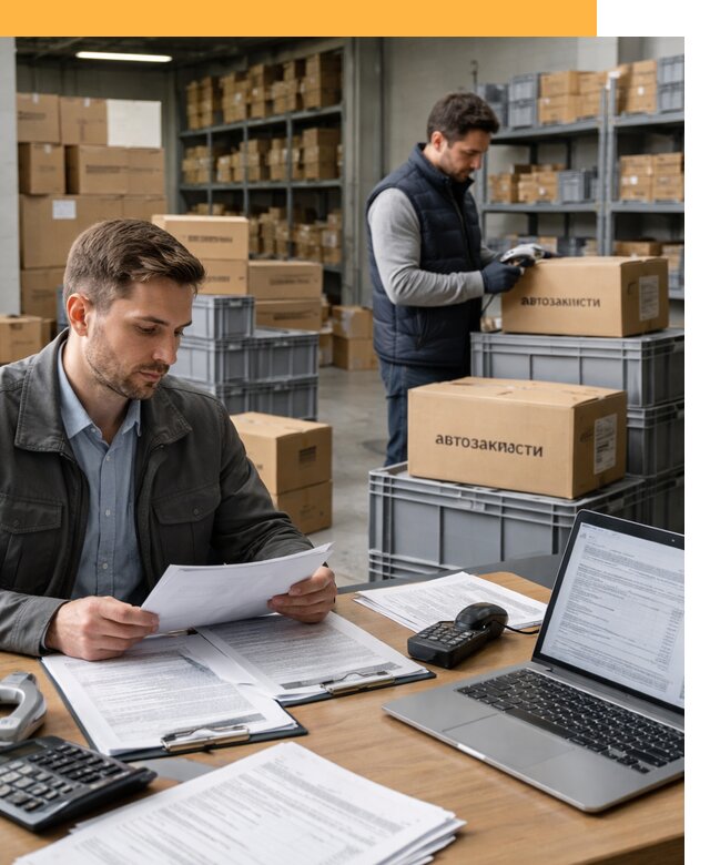 Таможенное оформление автозапчастей по выгодным тарифам от 8771