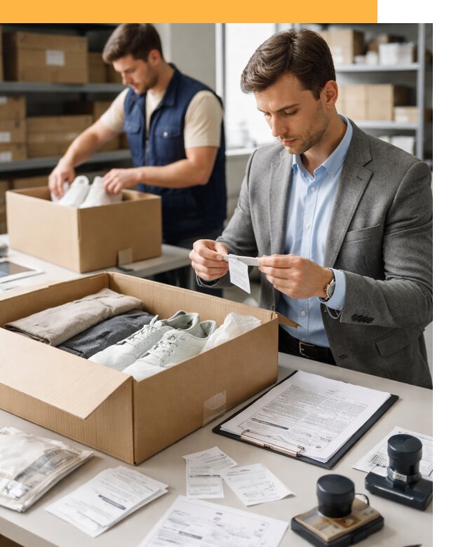 Таможенное оформление одежды и обуви по выгодной цене от 6707 руб