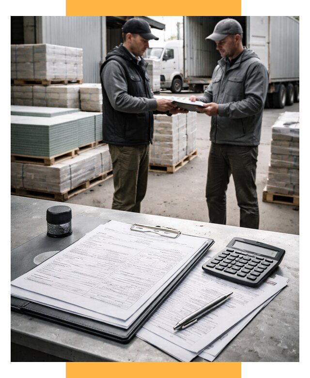 Таможенное оформление стройматериалов от 8771 р. | СетСервис-Ксд