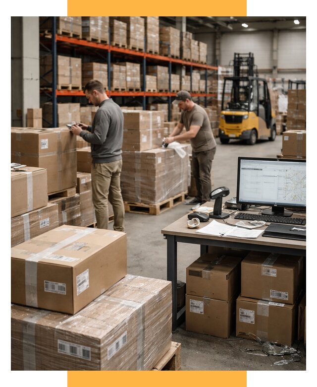 Склад консолидации в Европе от 6707 р., услуги СетСервис-Ксд